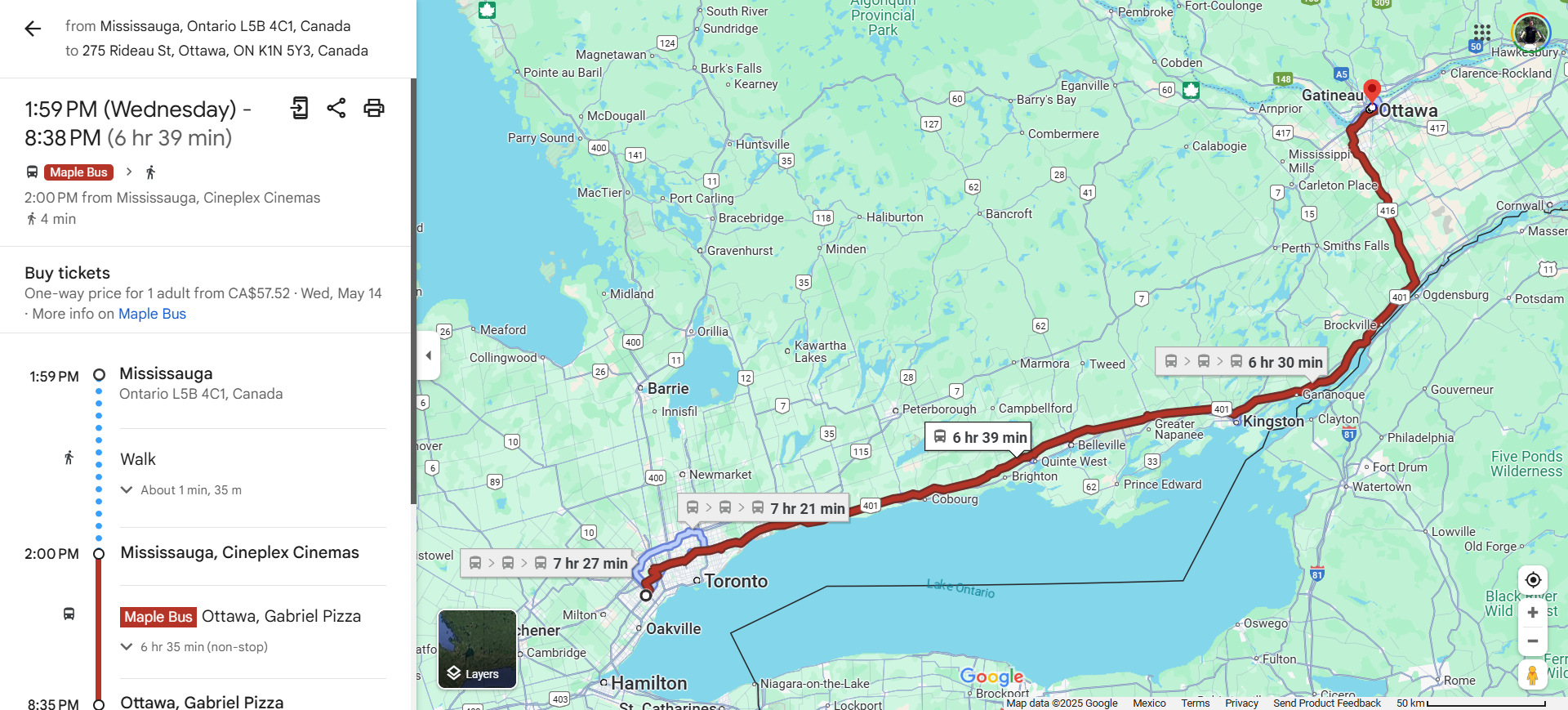 Google Maps integration