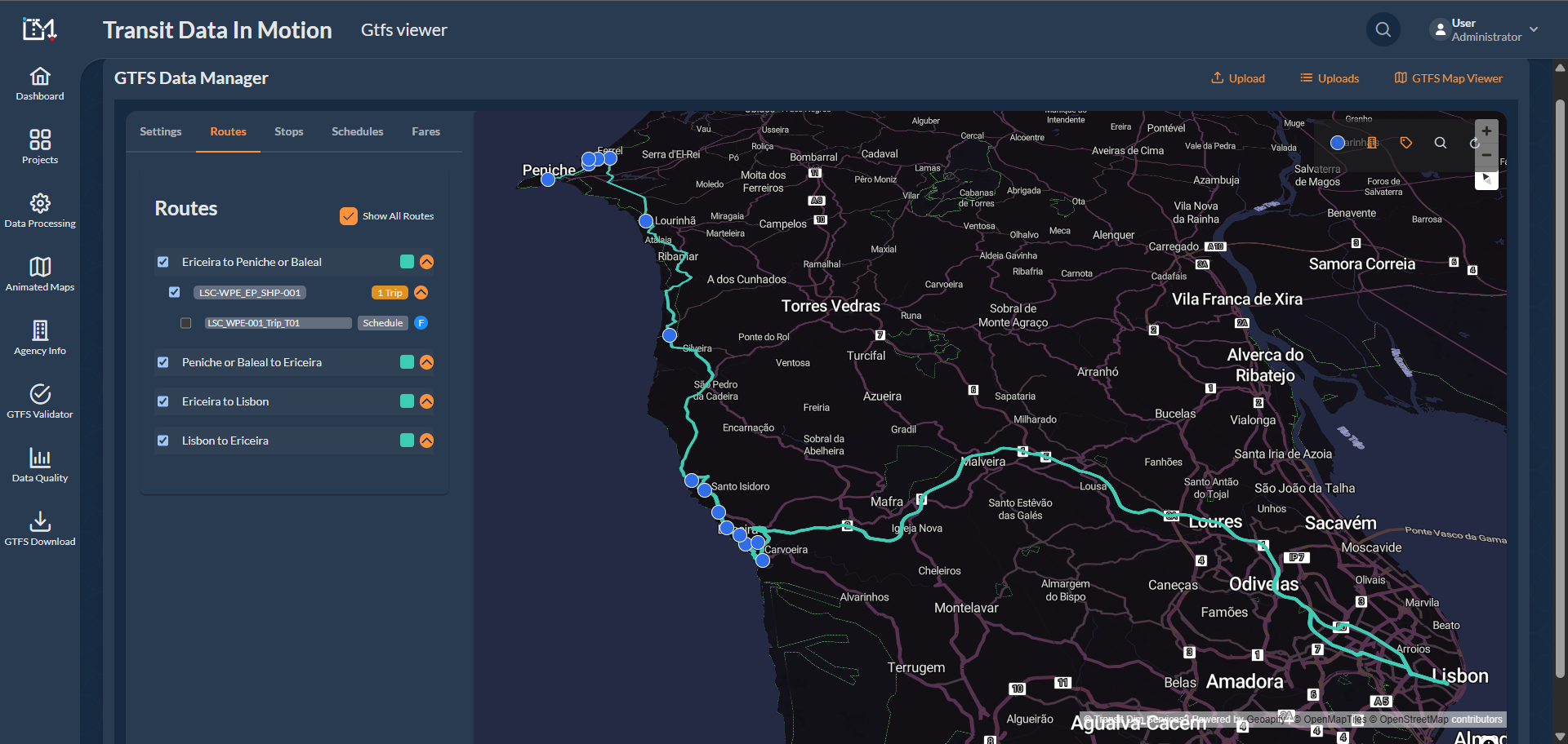 Système de Gestion de Transport Basé sur le Web