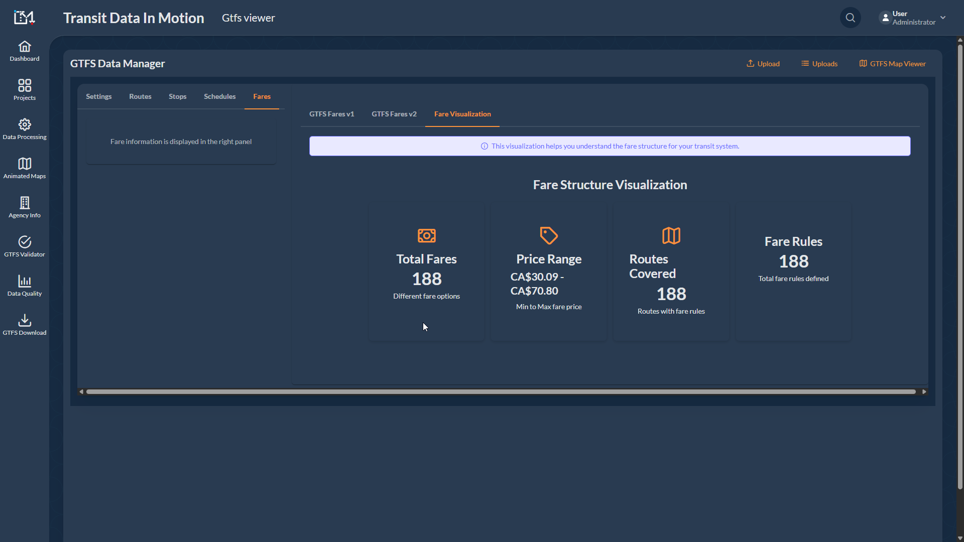 Rastreamento de passageiros Maple Bus