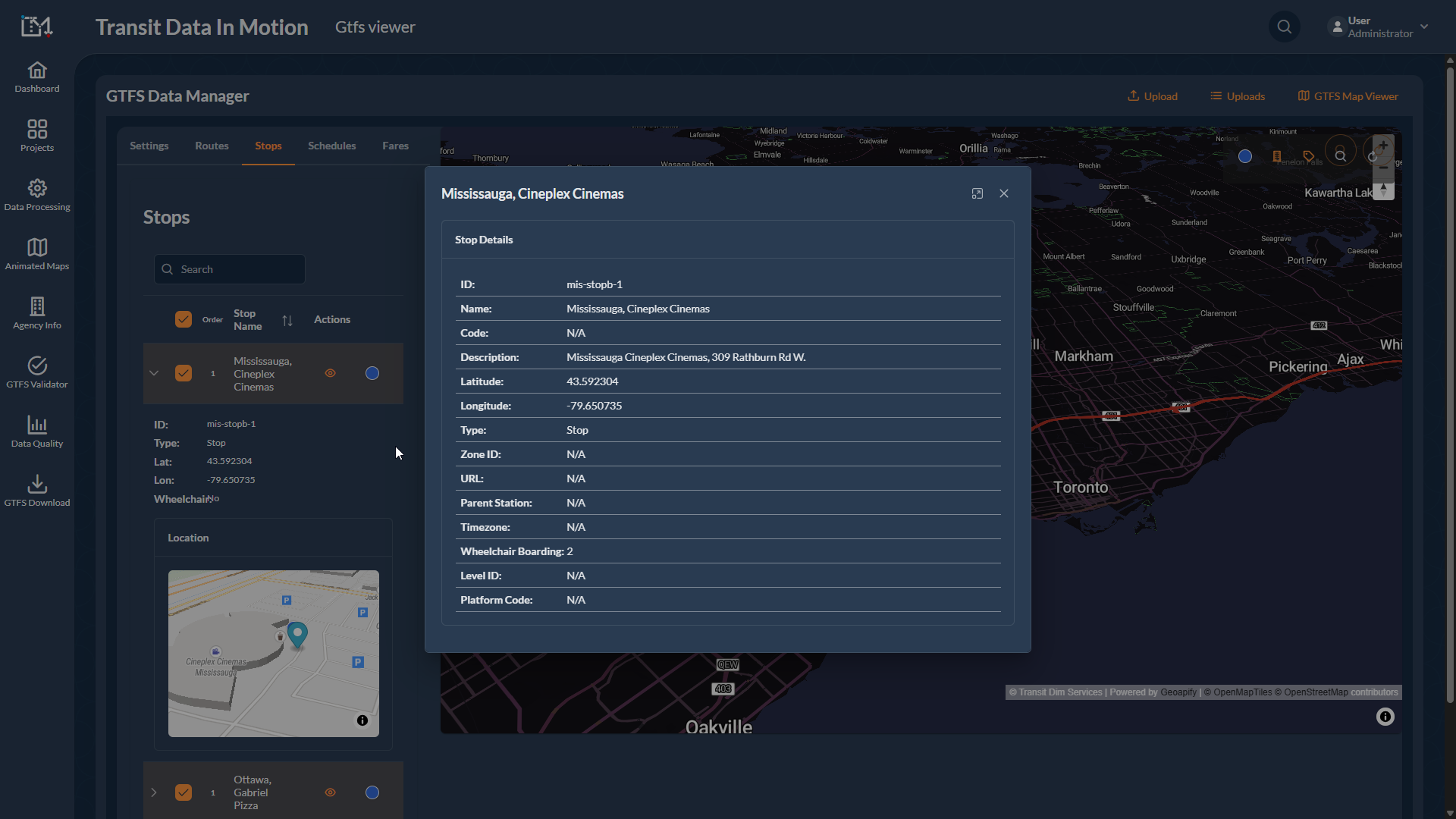 Sistema de bilhetagem Maple Bus