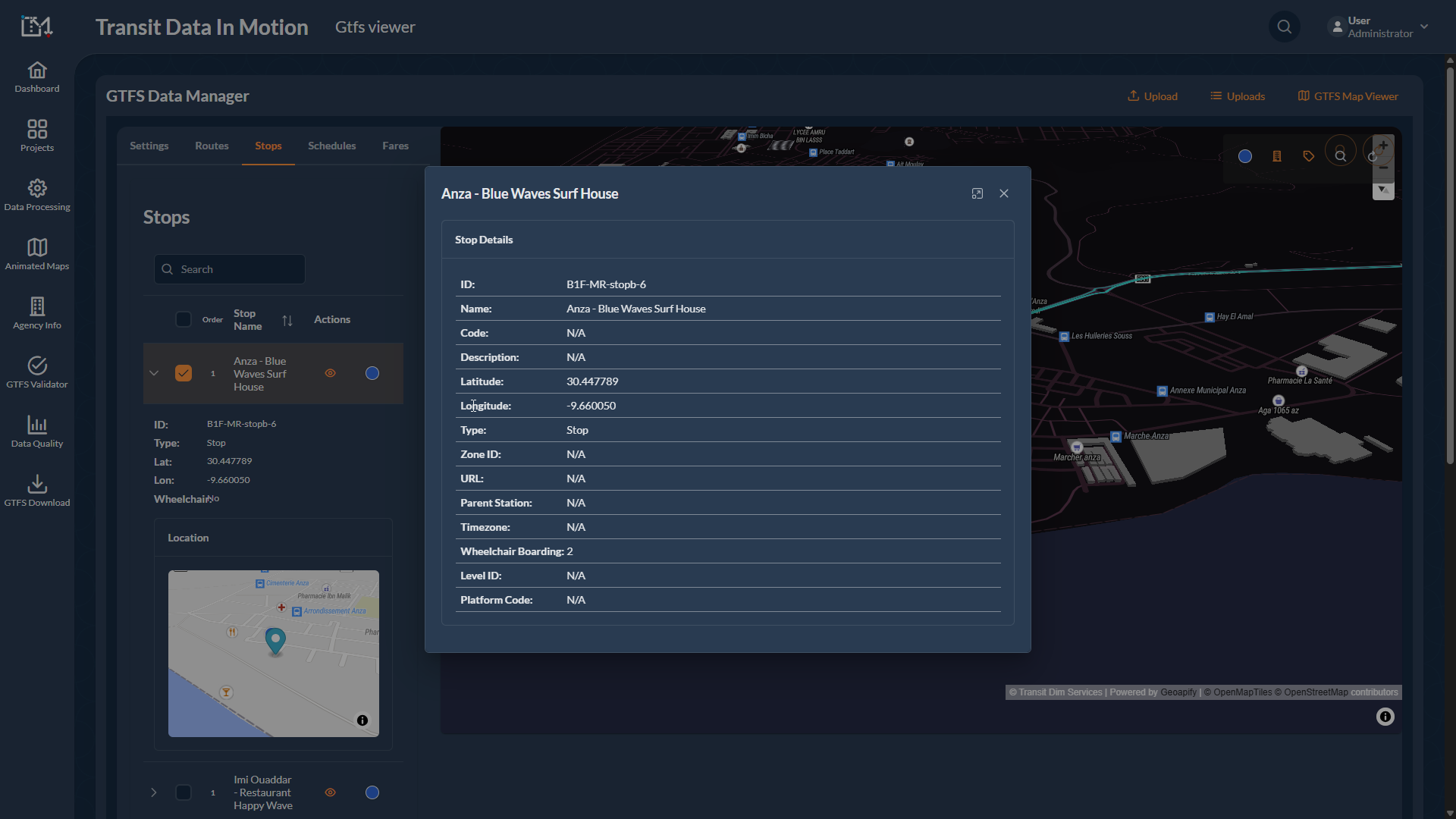 Horário de trânsito Souk to Surf