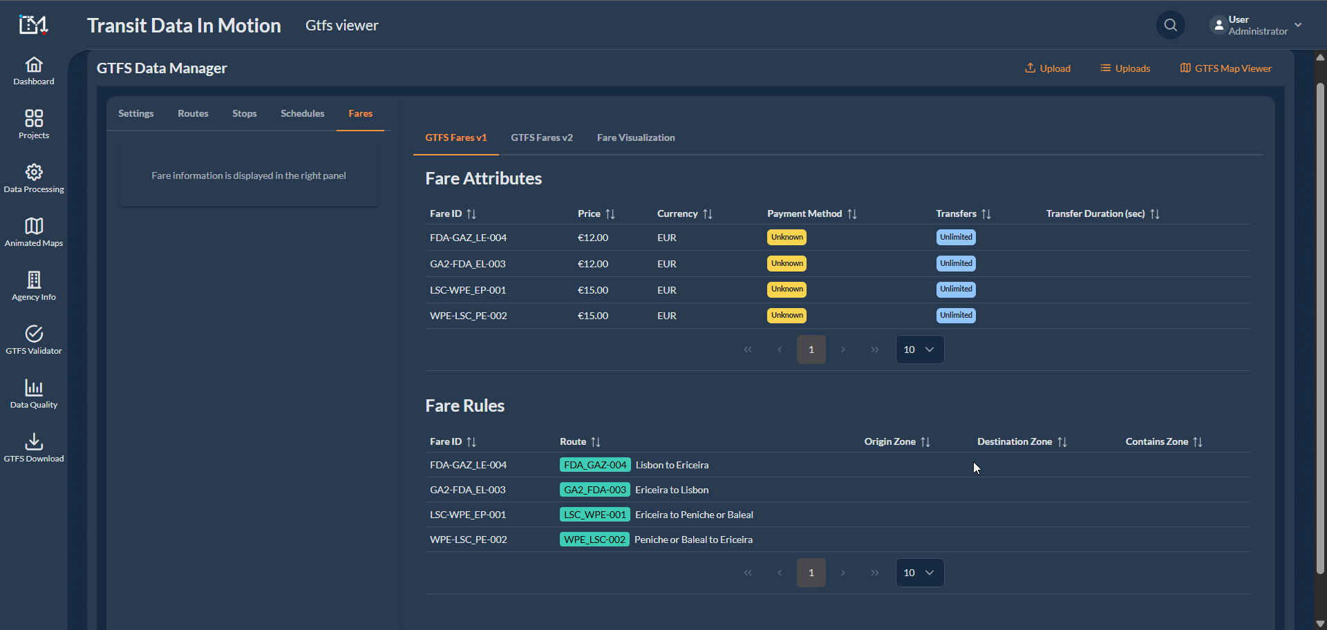 Rastreamento de localização em tempo real Wavy Bus
